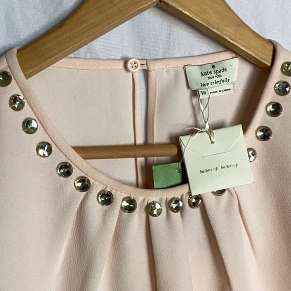 Kate spade embellished crepe top - Picture 4 of 11